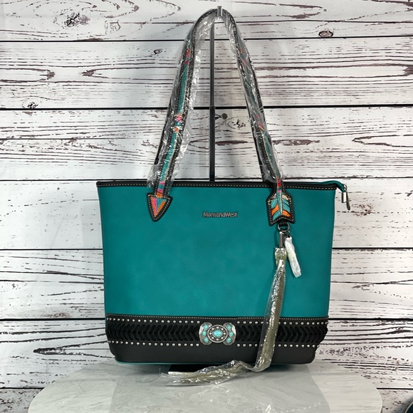 Montana West Handbags - Montana West Concho Collection Concealed Carry Tote
